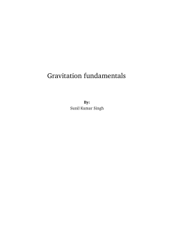 Gravitation fundamentals