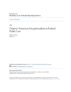 American Exceptionalism in Federal Public Law