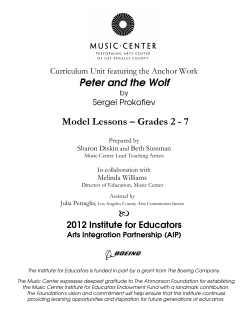 Peter and the Wolf