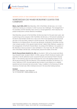 northstar ceo ward bukofsky leaves the company