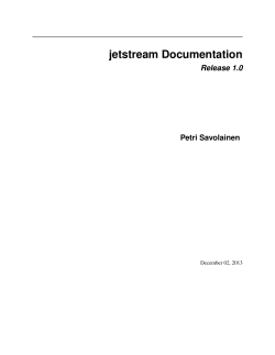 jetstream Documentation