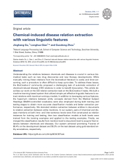 Chemical-induced disease relation extraction