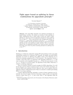 Tight upper bound on splitting by linear combinations for pigeonhole
