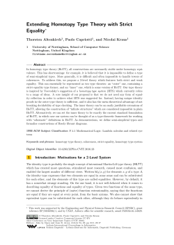Extending Homotopy Type Theory with Strict Equality