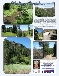 640 acres on west slope of the Warners with 1.25 miles of creek