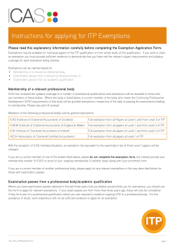 Exemption form PDF
