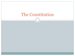 The Constitution - Lenape Technical School