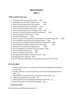 test 1 answers - Birch Valley Ranch