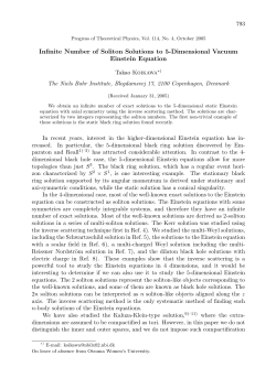 Infinite Number of Soliton Solutions to 5