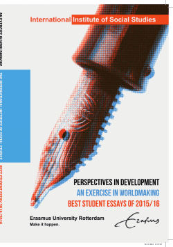 An Exercise in Worldmaking 2015-2016