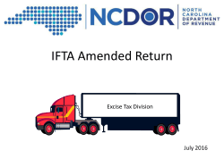 IFTA Amended Return