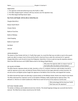 Chpater 11 Section 4 Reading summary