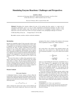 Simulating enzyme reactions: Challenges and perspectives