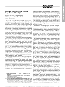Fabrication of Micrometer-Scale, Patterned Polyhedra by Self