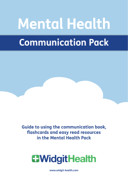 Mental Health Symbols Booklet