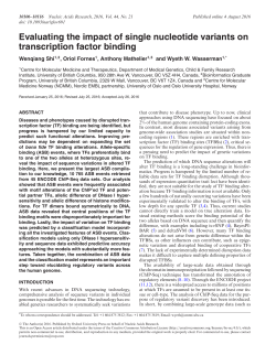 Evaluating the impact of single nucleotide variants on transcription