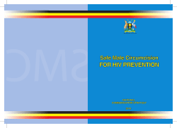 Safe Male Circumcision Communication Strategy