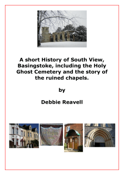 A short History of South View, Basingstoke, including the Holy Ghost