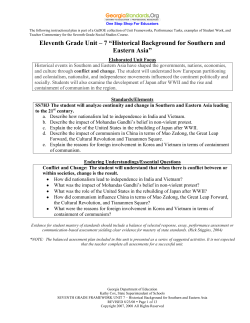 Unit 7 - Georgia Standards