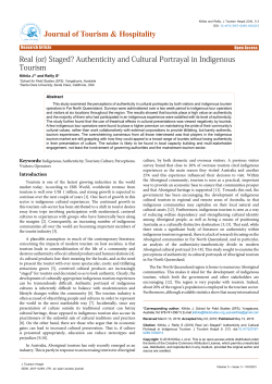 Real (or) Staged? Authenticity and Cultural Portrayal in Indigenous