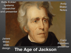 The Age of Jackson