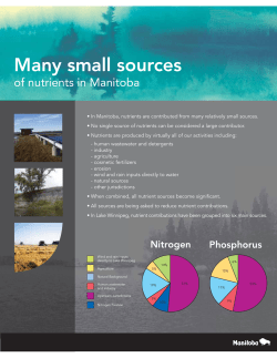 Many small sources - Government of Manitoba
