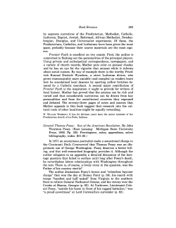 Book Reviews General Thomas Posey: Son of