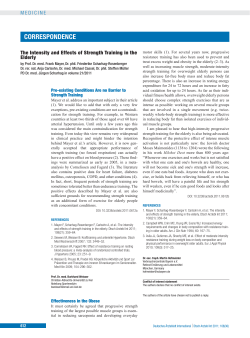 correspondence - Deutsches &Auml;rzteblatt