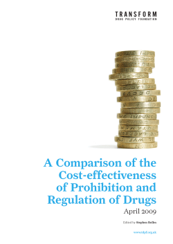 A Comparison of the Cost-effectiveness of Prohibition and