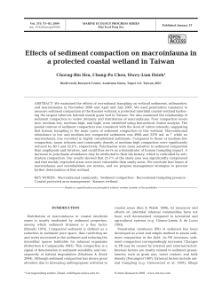 Effects of sediment compaction on macroinfauna in a protected