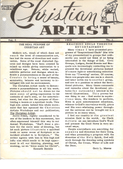 THE REAL PURPOSE OF CHRISTIAN ART Modern art