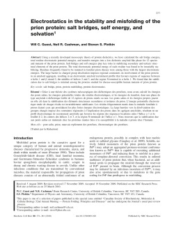 Electrostatics in the stability and misfolding of the prion protein: salt