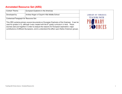 European Explorers of the Americas