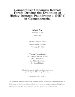 Comparative Genomics Reveals Forces Driving the Evolution of