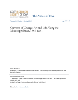 Currents of Change: Art and Life Along the Mississippi River, 1850