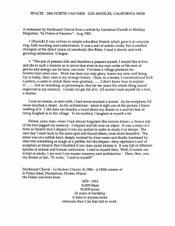 information about Ferdinand Cheval
