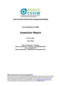 November 2015 - 22 Tal y Wern