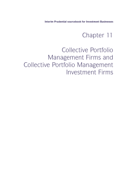 Chapter 11 Collective Portfolio Management Firms and Collective