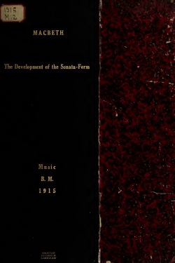 The development of the sonata-form