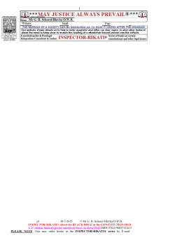 INSPECTOR-RIKATI&reg; about the BLACK HOLE in the