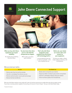 John Deere Connected Support