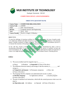 Unit Wise Objective Questions