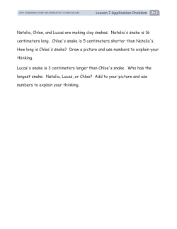 Lesson 7 Application Problem 2 2 Natalia, Chloe, and Lucas are