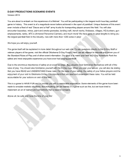 1 d-day productions scenario events - D