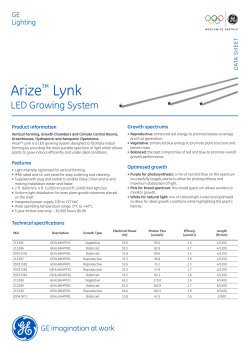 Arize Lynk - Data Sheet