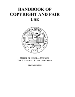 Fundamentals of Copyright and Fair Use