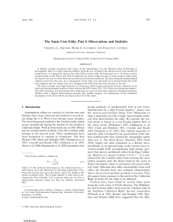 The Santa Cruz Eddy. Part I: Observations and