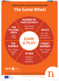 The Game Wheel PDF, 169 KB