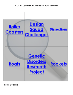 Roller Coasters Design Squad Challenges Boats Genetic Disorders