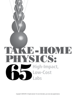 Bernoulli`s Principle - National Science Teachers Association